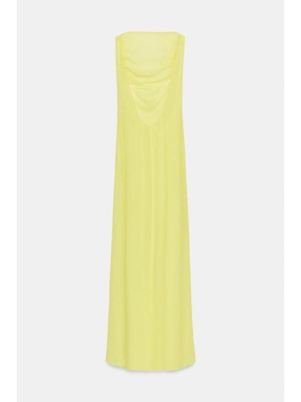 ZARA LONG GEORGETTE DRESS - Picture 6 of 7